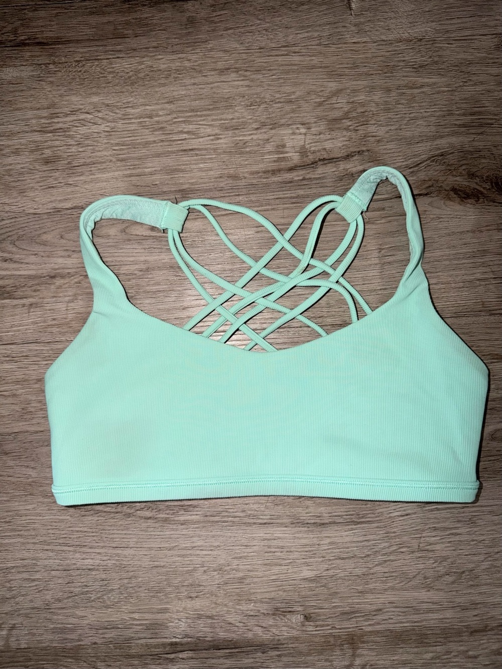 lululemon athletica mint green free to be wild sports bra